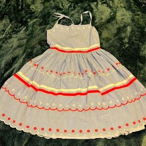 Boden Girls halter dress size 9-10